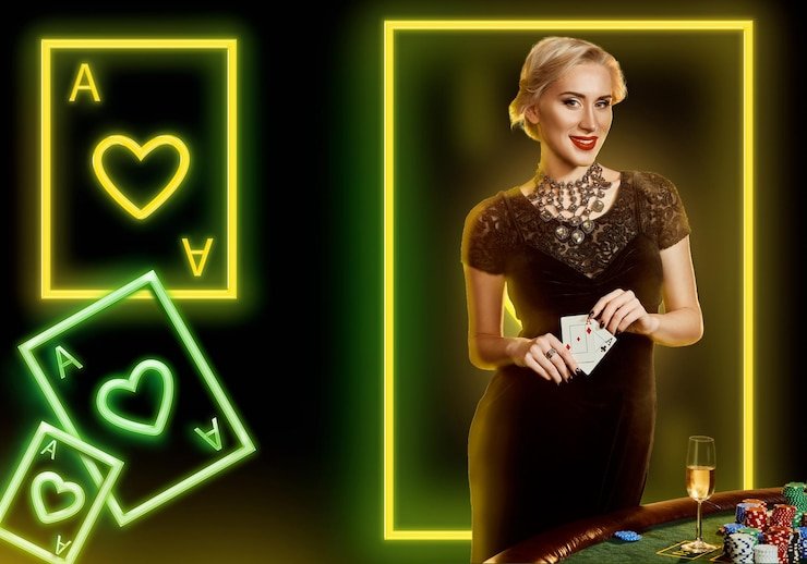 Live casino lobby with multiple game options and player interface